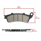 Front And Rear Brake Pads For Honda Gl1800 Gl 1800 Goldwing 1800 2001-2017