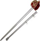 Scottish 16th Century Carbon Steel Brass Basket Hilted Broadsword 41 5 