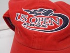 Vintage Us Open 2002 Hat Cap Strap Back Mens One Size Tennis Embroidered 2000s