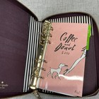 Kate Spade 6 Ring Zip Around Purple Organizer Planner Personal Agenda Binder