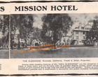 Two-page 1905 Print Ad California s Mission Hotel The Glenwood Riverside Ca