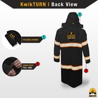 Kwiksafety Black Torrent Trench Safety Jacket