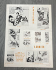 Vintage 1954 A Bullet Is Waiting Movie Pressbook Columbia Pictures Ad Art