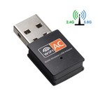 Mini Dual Band 600mbps Usb Wifi Wireless Adapter Network Card 2 4 5ghz Free Ship