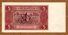 Poland - 5 Zlotych - 1948 - Single Prefix B - P135a - Au uncirculated