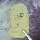Holey Hag Stone Natural Surf Tumbled Beach Rock Wishing Good Luck Fairy  1479