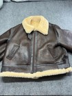 Vintage Style Excelled B-3 Sheepskin Shearling Leather Bomber Flight Jacket