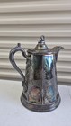Rogers Smith   Co  Victorian Silverplate Water Pitcher Or Coffee Pot Swan Finial