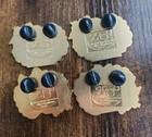 Disney 2000 Wedding Series Pin Set Lot Of 4 Cinderella Ariel Eric Jasmine Donald