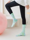 Tie Dye Yoga Socks Non-slip Pilates Crew Socks With Grips For Women Girls  3    