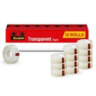 Scotch Transparent Tape 3 4  X 1000  1  Core Clear 12 pack 600k12