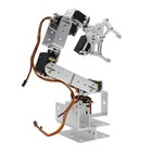 460mm Aluminium Arduino Robot Clamp Claw Mount Kit 6dof Mechanical Robotic Arm