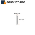 50pcs Dowel Pins M1 1mm  X 5mm Stainless Steel Shelf Support Peg Pin Rod