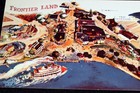 Disneyland Postcard Concept Art 1955 Frontierland Overview Disney History Vault