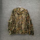 Pellor Jacket Mens Xl Green 3d Leafy Camouflage Ghillie Suit Hooded Hunting Camo