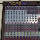 Midas Venice 240 Analog 24-ch Mixer W  Flight Case   Light - Post Eq - Tested