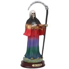 Santa Muerte 9  Inch Statue   Holy Death Grim Reaper   Multicolor