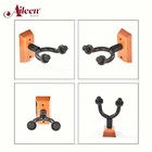 Guitar Hanger Hook Holder Wooden Base Steel Guitar Hook Adjustable Wall Mount Us