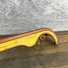 Vintage Schwinn Scrambler Bmx Chain Guard Yellow Starburst Brown Original 20in
