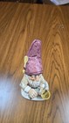 Vintage Goebel Co-boy 1972 Gnome Figurine With Tall Purple Hat And Accessories