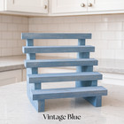 Rustic Wooden Spice Rack Organizer    5 Tier Countertop Or Cabinet Shelf    8 Colors
