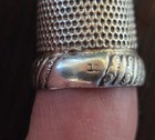 Antique  Sterling Silver Thimble Size 11   4 Grams Simon s Brothers 