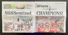     historic Stanley Cup  Florida Panthers Nhl 2024 Champs Sun Sentinel Newspaper 