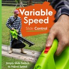 Greensweep 3-in-1 Leaf Blower Vacuum Mulcher 15a - Electric Yard Cleaner