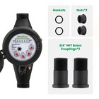 Dn20 Water Meter 3 4  Npt  Cubic Water Flow Meter  Cold Water Meter With Pvc For