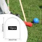 Set Of 10 Croquet Wickets Replacement For Croquet Metal Croquet Hoops