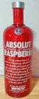 Absolute Vodka Rasberry Large Promotion Glass Bottle  20   Vintage Glass Bottle 