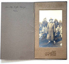Wwi Era Soldier In Uniform Coat Rifle Military Photo Personalized Dated