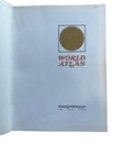 World Atlas Imperial Edition Hardcover Vintage Large Print Old Map Classic
