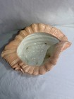 Vtg Mccoy Pottery Conch Shell Planter Peach Mid Century Nautical 11  Usa