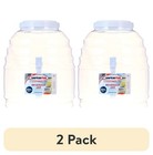  2 Pack  American Maid 5 Gallon Vitrolero White Beverage Dispenser
