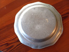 Vintage Wilton Armetale Rwp Pewter Dinner Plate Queen Anne Charger Dish 9 5 