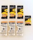 Duracell Activair Hearing Aid Batteries  Size 13  60 Batteries   Fresh Exp 2027