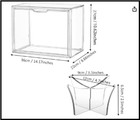 Football Display Case  Acrylic Football Storage Box Full Size Assemblabl
