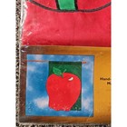 Vintage Fall Apple Four Star International Halloween Flag     1996 New Old Stock 