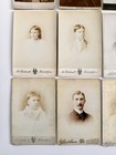 Large Lot Of 1800s Victorian Antique Cabinet Cards Photographs- Philadelphia  Pa