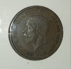 1936 Great Britain King George V Bronze Penny Cat   km-838 Choice Xf  Ships Free