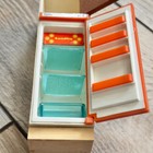 Vintage Lundby Dollhouse Miniature Refrigerator Kitchen Fridge As Is 
