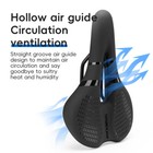 Rockbros 145mm Bike Saddle Mtb Mountain Trail Touring 250mm Long Seat New