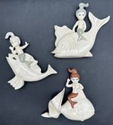 Vintage Arnels Mermaids Fish Wall Plaques Ceramic Wall Decor Hobbyist Three