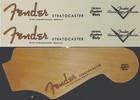 2  two  Fender Stratocaster Spaghetti W  Custom Shop Headstock Waterslide Decals
