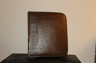 Vintage Mens Vanity Travel Grooming Toiletry Kit In Leather Case - 6 Piece