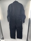 Berne Heritage Duck Insulated Coverall Mens Large Black Full Zip Workwear Nwt