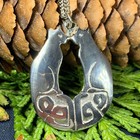 Celtic Cat Necklace Irish Scottish Wiccan Animal Pewter Pendant W free Chain