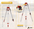Heavy-duty Laser Level Tripod  5 8 -11 Thread  Quick Clamp