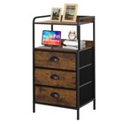 Night Stand Bedside Table Bedroom Nightstand With Open Shelf Bed Side Table 